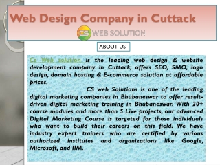 Web Design Company in Cuttack