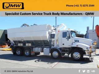 Specialist Custom Service Truck Body Manufacturers – QMW