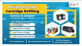 Printer Ink Cartridge Refilling Service In Gurgaon: ACK Imaging