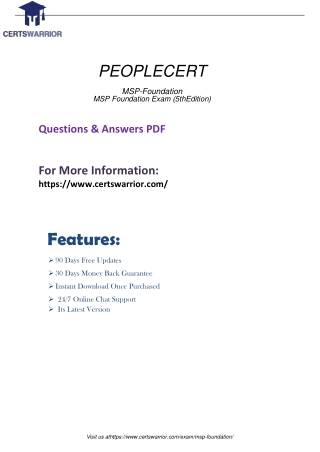 MSP-Foundation Inspect Consumer Testimonials on Dumps