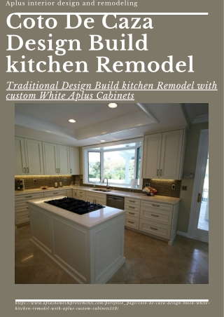 Coto De Caza Design Build kitchen Remodel