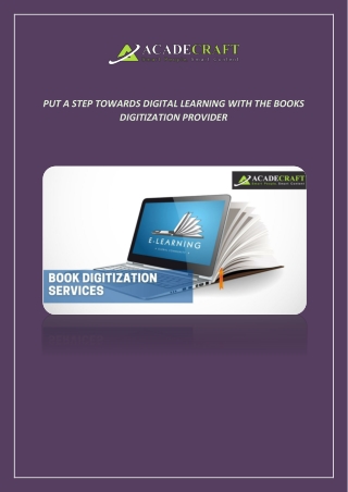 BOOKS DIGITIZATION PROVIDER