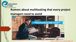 Rumors about multitasking that every project managers need to avoid