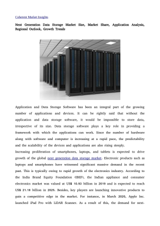Next Generation Data Storage Market 27