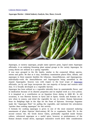 Asparagus Market 27