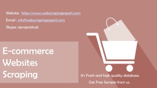 E-commerce Websites Scraping