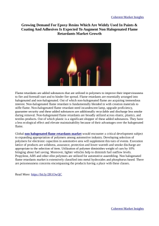Non Halogenated Flame Retardants Market - Global Opportunity Analysis
