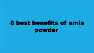 8 best benefits of amla powder