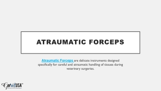 Atraumatic Forceps