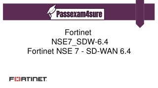 PassExam4Sure | Latest NSE7_SDW-6.4 Dumps with PDF and NSE7_SDW-6.4 Questions