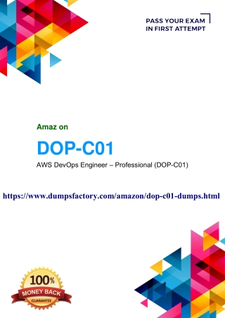 DOP-C01 Real Exam Questions Answers - Amazon DOP-C01 Dumps PDF