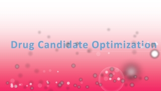 Drug Candidate Optimization