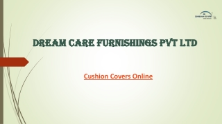 Buy Best Cushion Covers Online | Dream Care