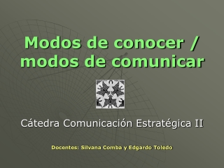 Modos de conocer sin video