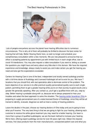 TheBestHearingProfessionalsInOhio
