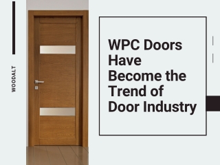 WPC Doors Have Become the Trend of Door Industry