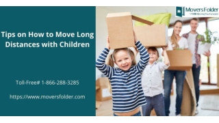 Tips on How to Move Long Distances with Children