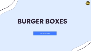 burger Boxes