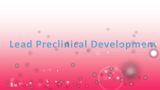Lead Preclinical Development