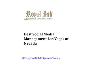 Best Social Media Management Las Vegas at Nevada