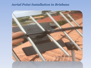 Aerial Point Installation in Brisbane