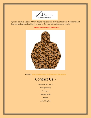 stephen arthur designer fashion store | stephenarthur.net