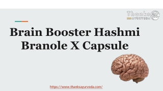 Brain Booster Hashmi Branole X Capsule
