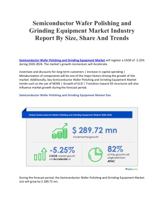 Semiconductor Wafer Polishing and Grinding Equipment Market Industry Report By Size
