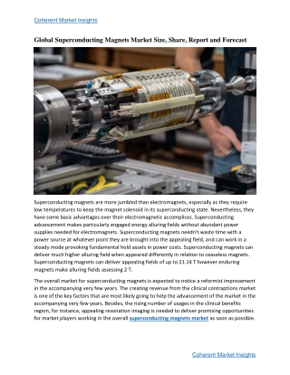 Superconducting Magnets Market