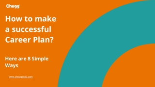 How to make a successful Career Plan_-Here are 8 Simple Ways