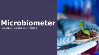 Microbiometer - Most Effective Soil HealthTesting Kit