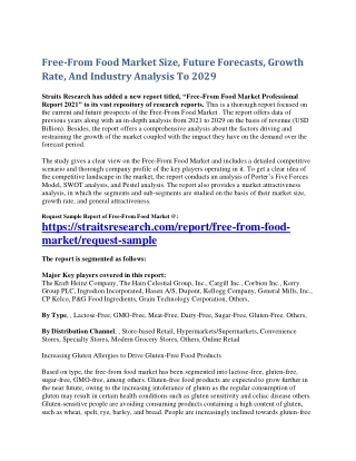 Free-From Food Market