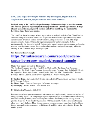 Low Zero Sugar Beverages Market