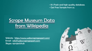Scrape Museum Data from Wikipedia