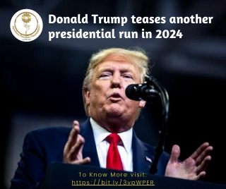 US News: Donald Trump teases another presidential run in 2024 | News Agency in U