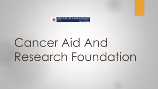 Online Cancer Ngo in Navi Mumbai  - CARF