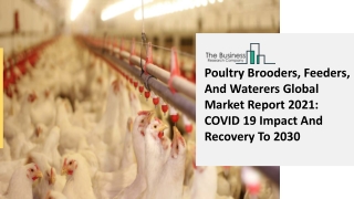 2021 Poultry Brooders, Feeders, And Waterers Market Size, Growth, Drivers, Trend