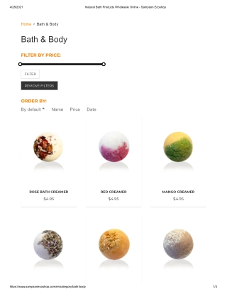 Get the Best Natural Bath Products Online from Sampsonecoshop