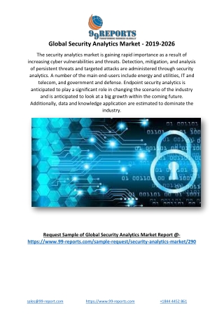 Global Security Analytics Market - 2019-2026