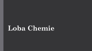 buffer solutions - Loba Chemie