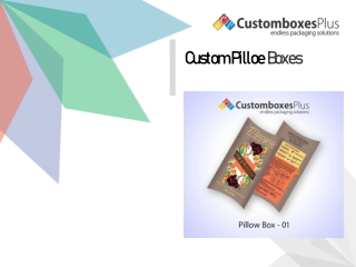 flat 20% off on Custom Pillow Boxes with free Shipping
