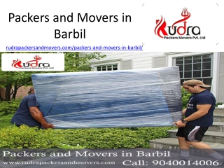 Packers and Movers in Barbil