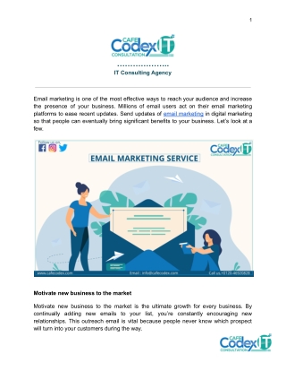 email marketing services