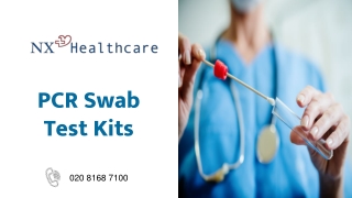 PCR Swab Test Kits – NX Healthcare