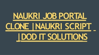 Readymade Nakuri Clone Script - DOD IT Solutions