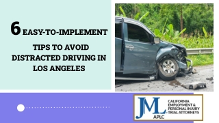 6 Easy-to-implement Tips to Avoid Distracted Driving in Los Angeles