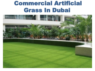 Commercial Artificial Grass