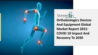 2021 Orthobiologics Devices And Equipment Market Size, Growth, Drivers, Trends