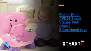 Fisher-Price CFD39 Smart Stages Pink Chair