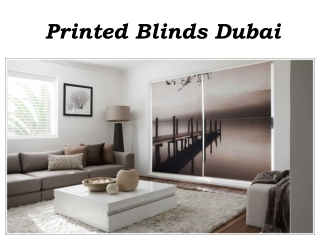 Printed Blinds Dubai